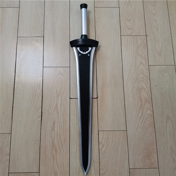 New Cosplay Anime Sword Art Game Online Kirito Sword Prop Weapon Role Play SAO Kirigaya Kazuto Black Big Sword PU Toy Model 102cm
