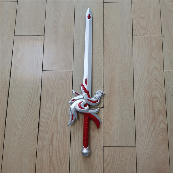 80CM Li Baiqing Lotus Schwert Feng Qiuhuang Schwert Cosplay Waffe Requisiten Halloween Spiel Anime Film Sicheres Schwert PU-Schaum Spielzeugmodell