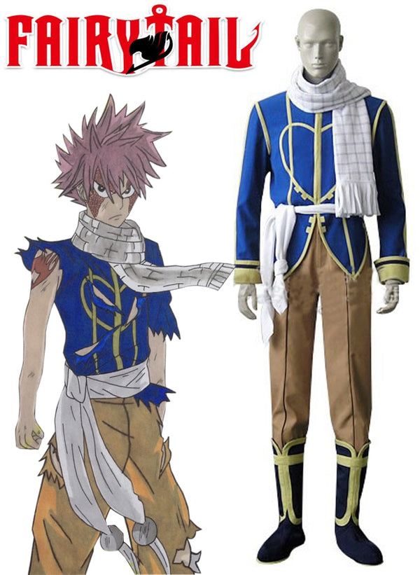 Fairy cos Tail Dragon Slayers Natsu Dragneel Celestial Spirit outfit costume Cosplay