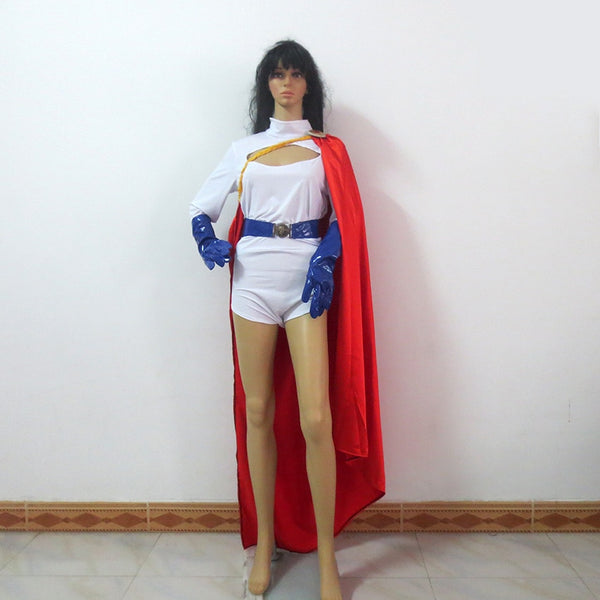 Powers cos Girls Female Superheroes Zentai Catsuit Cosplay Costume