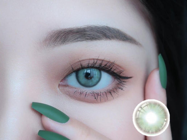 vienna turquoise green color contact lenses cycle eye contacts cosmetic lens hybrid iris size 14 mm