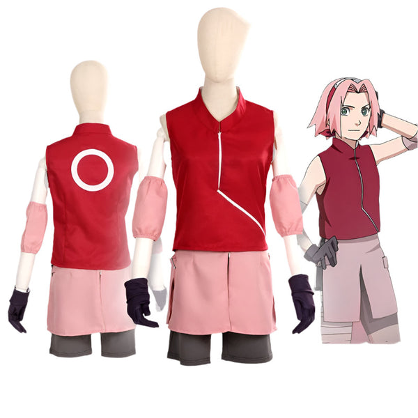 Anime Harunono Sakurara Cosplay For Girls Women Pink Wig Halloween Costumes