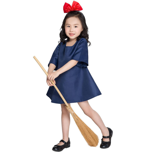 Anime Kiki's Delivery Service cosplay costume Kawaii Kids Kiki dress girls Witch costume Fancy dress Halloween costume for kids
