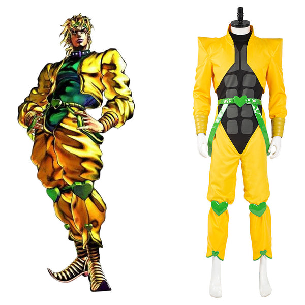 JoJo‘s cos Bizarre Adventure Brando D Dio Cosplay Costumes Top Pants Outfits Halloween Carnival Suit