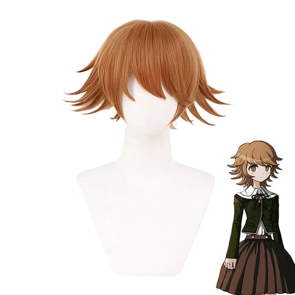 Game Danganronpapa Fujisakiki Chihiroro Wig Cosplay