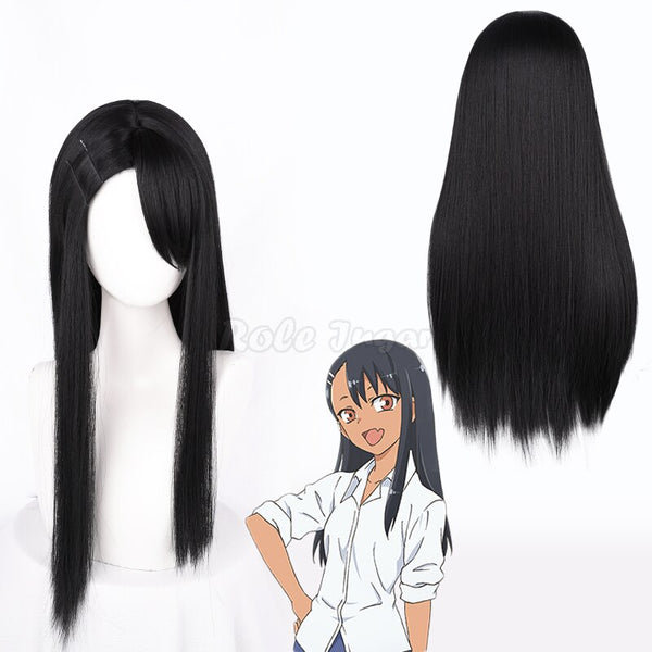 Anime IJIRANAIDEde NAGATOROro SANan Nagatororo Hayasese Cosplay Wig Heat Resistant Synthetic Hair
