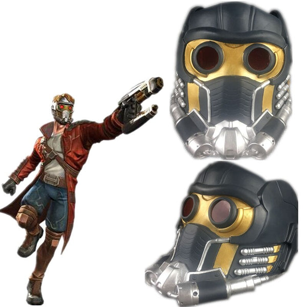 Guardians Cosplay Galaxy Vol 2 Star Lord PVC Helmet Cosplay Mask Prop LED Lights Masks