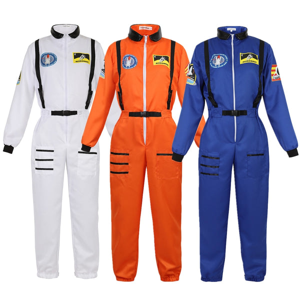 Astronaut Kostüm Herren Halloween Kostüm Damen Astronaut Anzug Weltraum Cosplay Kostüm Roly Play