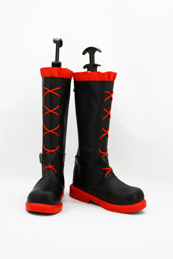 Ruby Rose RWBY Cosplay 3 Saison Rote Stiefel Anime RWBY Ruby Rose Cosplay Schuhe Stiefel