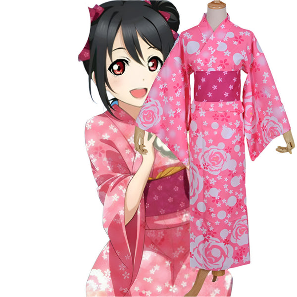 Japan Anime Love a Live Loveliveve Kimono Yazawawa Nicoco Uniform Cosplay Costume