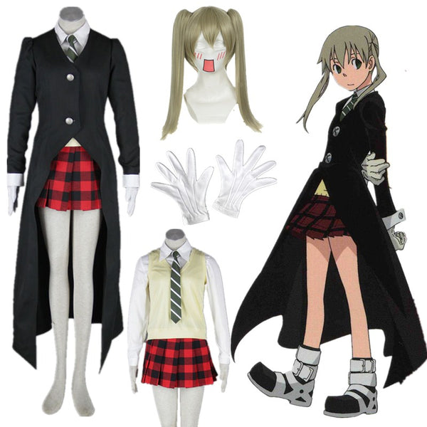 Anime Cosplay Soul Eater Maka Albarn Cosplay Damenbekleidung Kostüm Halloween
