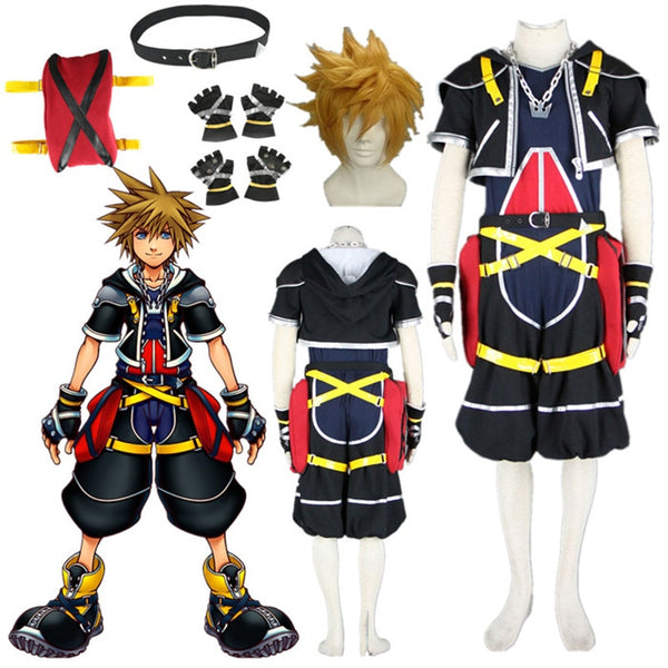 Anime game cosplay Kingdom Hearts III Sora Cosplay Saurat Costume Halloween costumes