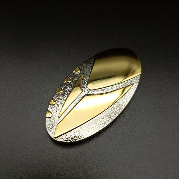 Movie Star Trek: Discovery 3 Fleet Admiral Charles Vance Magnet Badge Brooch Gold And Silver Plating Cosplay Prop Halloween Gift