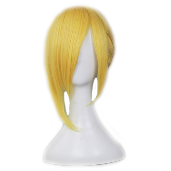 Anime Attack On a Titanan Annies Leonheartrt Cosplay Wig AniReonhatoto Blonde Ponytail Fake Hair Pelucas Halloween Party Wigs