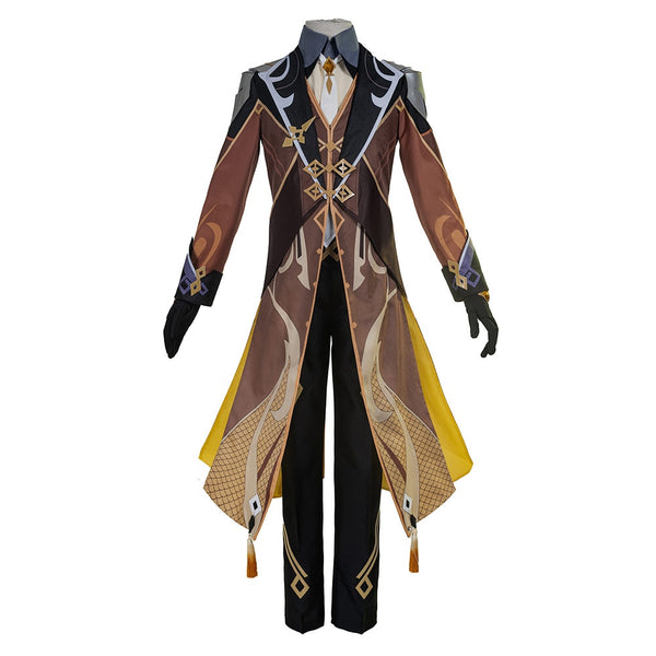 Game Genshinin and Impacts Zhong li Cosplay Costume Outfits Halloween Carnival Costumes