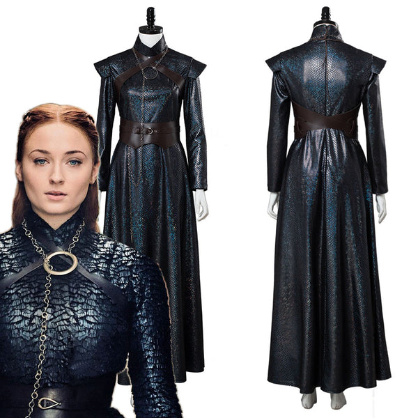 Sansa Stark Cosplay Costume Outfit Uniform Sansa Stark Dress Halloween Carnival Costume Gift