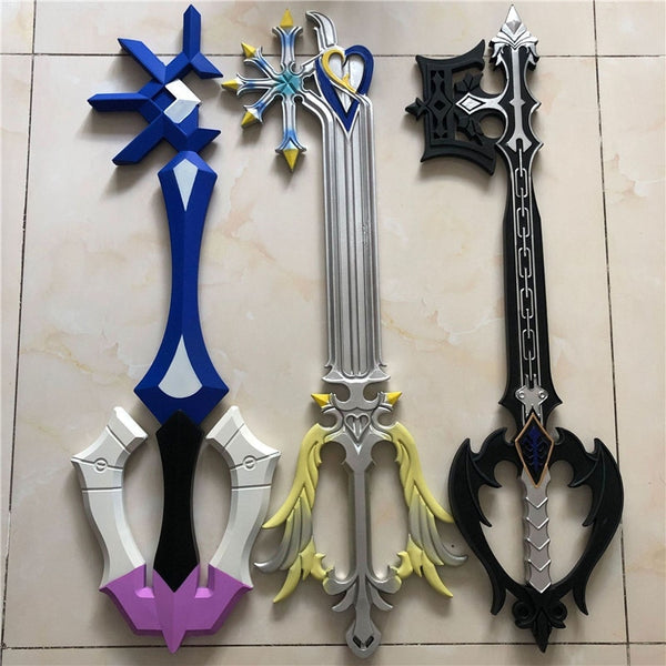 4 styles Kingdom Hearts Sora Heartless Giant Key Shadow Key weapon sword Cosplay Costume