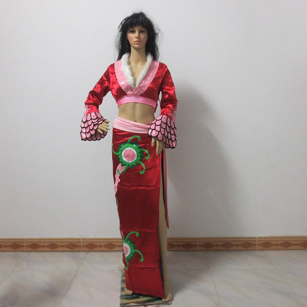 ONE cos PIECE Boaoa Hancockck cosplay costume sexy clothes custom made outfit Custom Made Any Size