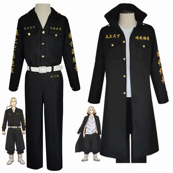 Anime Revengers H Hooligan Tokyo Black Team Uniform Suit Cosplay Costumes Boys Role Play Clothing