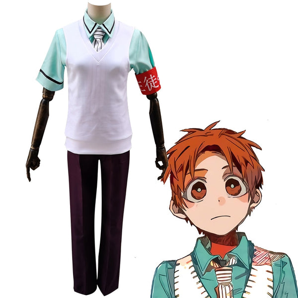 Comic Toilets Anime boundnd Hanakoko kuns Cosplay Costumes Aoioi akanene Cosplay Costume School Uniforms Shirts Clothes Suits casual