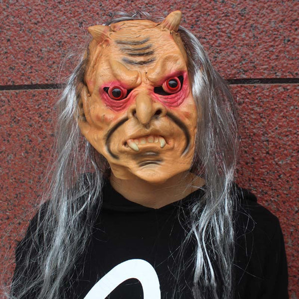 Halloween Thriller Mask Horror Smiling Clown Scary Halloween Haunted House Latex Mask Cosplay Scaryn Costume Party Props
