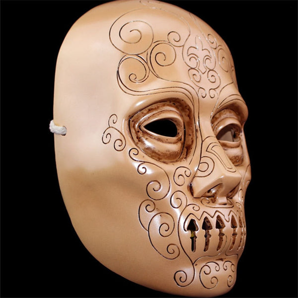 Halloween Gifts Adults Collection 1:1 Death oh Eatersrs Resin Mask Cosplay Props Wearable