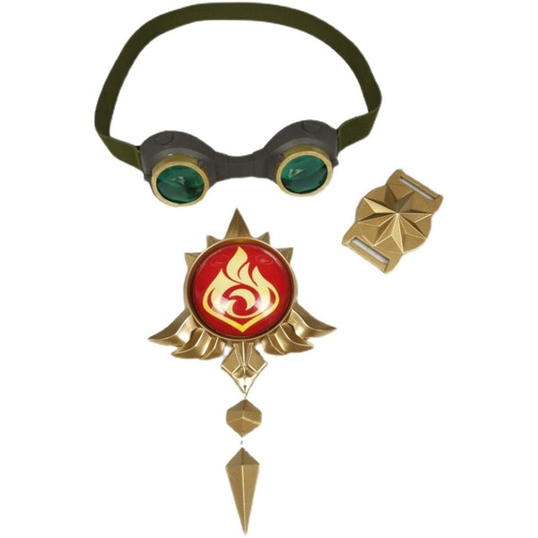 Hot Game Genshinin and Impact Bennettett Cosplay Glasses Cosplay Props Halloween Christmas Gift Fancy Stage Performance Props