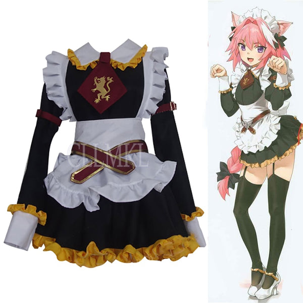 Anime Fate/Grand Order Fate Apocrypha Rider Astolfo Cosplay JK School Uniform Sailor Suit Women Fancy Outfit Halloween Cosplay Costume