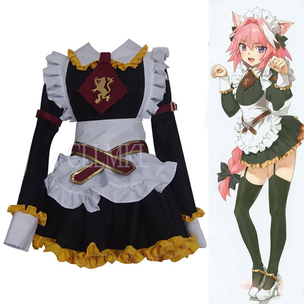 Anime Fates Grandnd Order Fates Apocryphaha Riderer Astolfofo Cosplay JK School Uniform Sailor Suit Women Fancy Outfit Halloween Cosplay Costume