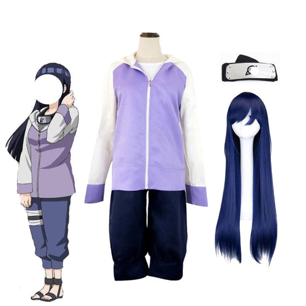 Anime clothes Generation HHinata Cosplay Costumes Girl costume Jacket Pants Wig Accessories School uniform