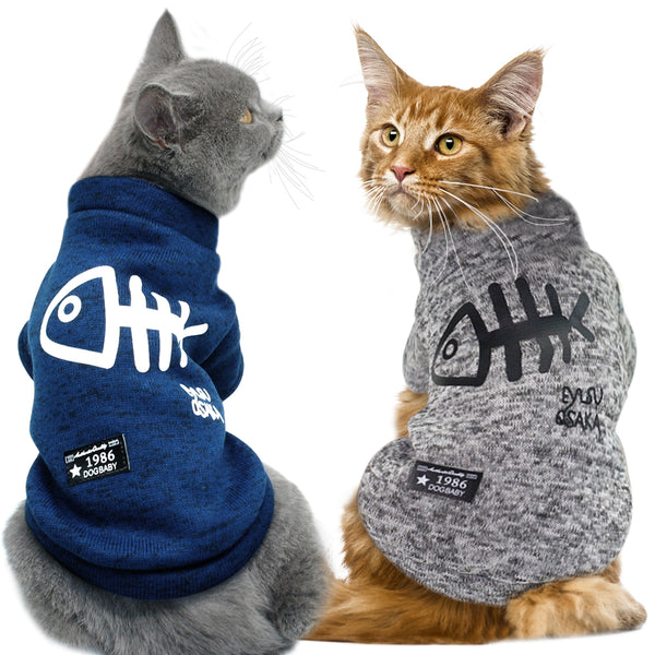 Winter Cat Clothes Pet Puppy Dog Clothing Hoodies For Small Medium Dogs Cat Kitten Kitty Outfits Cats Coats Jackets Costumes