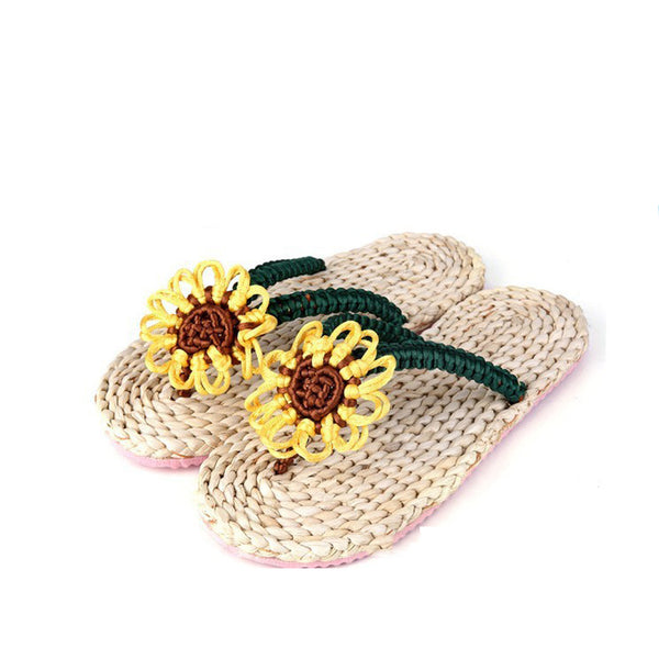 Hand Made Corns Husksk Straw Sandals for Woman Japanese Sandals Getata Clogsgs Summer Cosplay Shoes Luffyfy One cos piece Slippers