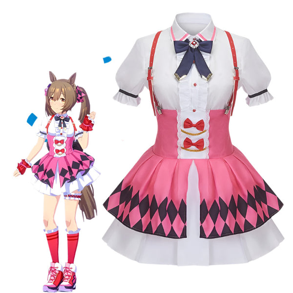 Game Prettyty Derbyby Cosplay Costume Smart Falconon Decisiveve Suit Uniform skirt Women Set Customization