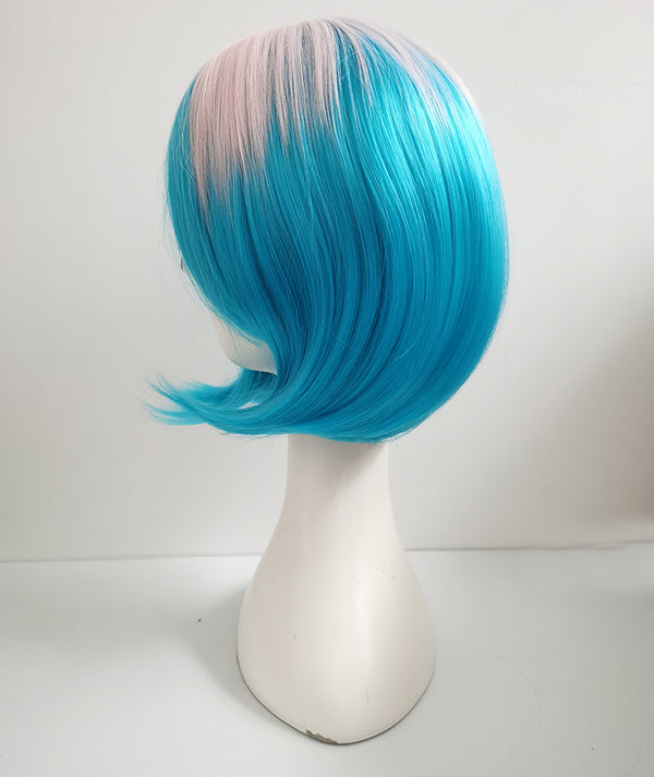 Anime Chloeoe Elizabethth Price Pink Blue Ombrere Cosplay hair wig