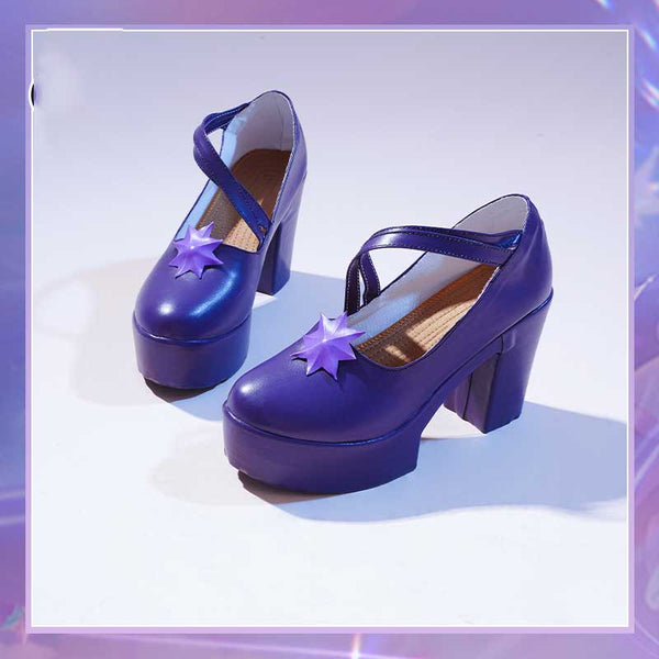 Popular game a Kings of Gloryry cosplay Valentine Day skins a Yao a time a prayers Purple shoes female