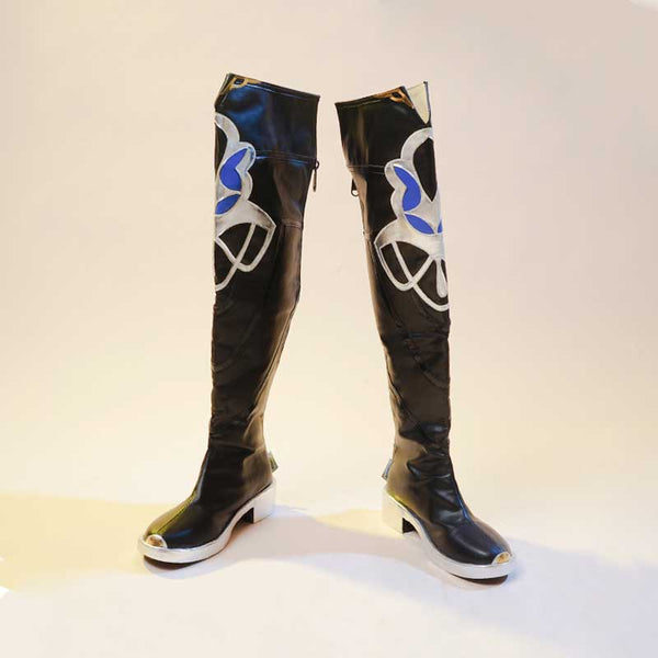 Game Genshing and Impacts cosplay Albedodo Leather long boots anime game shoes male