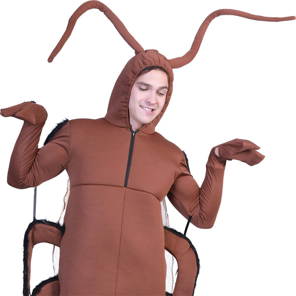 Family Show Halloween Cosplay Costumes Men Adult Cockroach Costume Funny Animal Insect Christmas Carnival Party Clothes