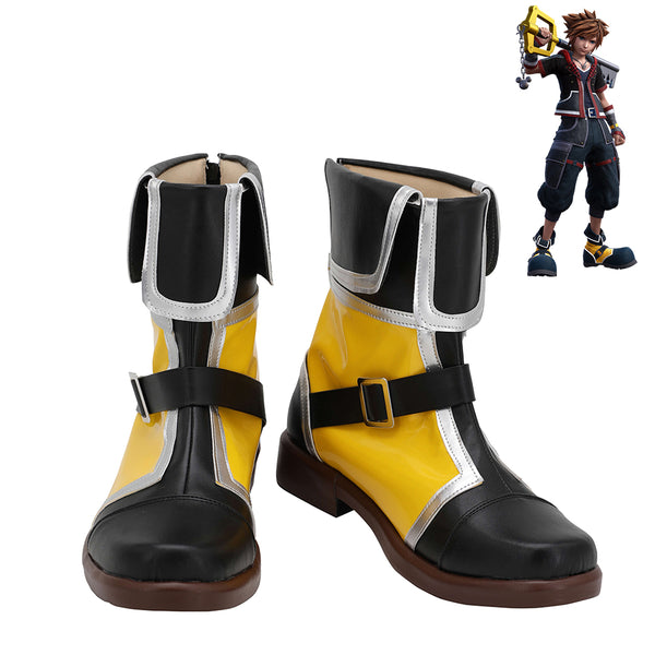 Kingdom Hearts Sora Shoes Cosplay  Men Boots