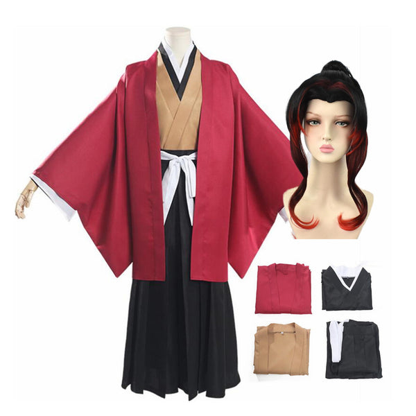 Demons cos Slayerer Kimetsusu Yaibaba Tsugikunini Yoriichihi Cosplay Costume Anime Kimonos
