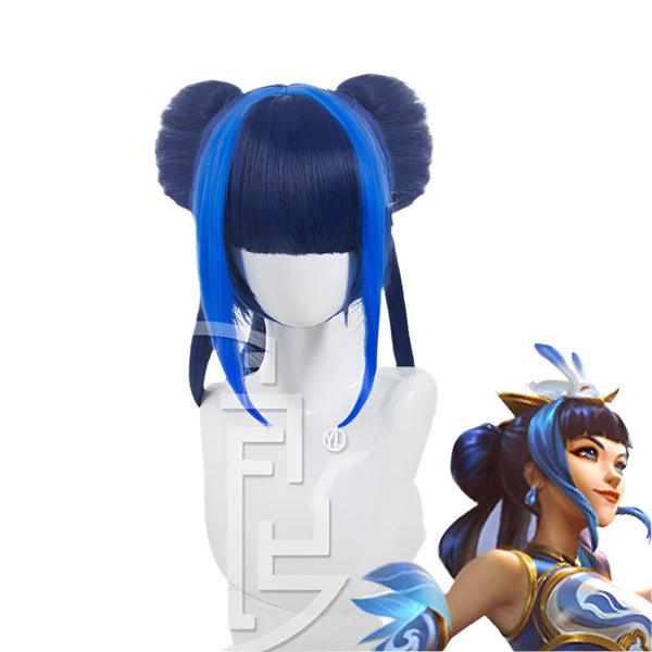 New LOLs Luxux Cosplay Wig Heat Resistant Synthetic Halloween Free Wig Cap Adult