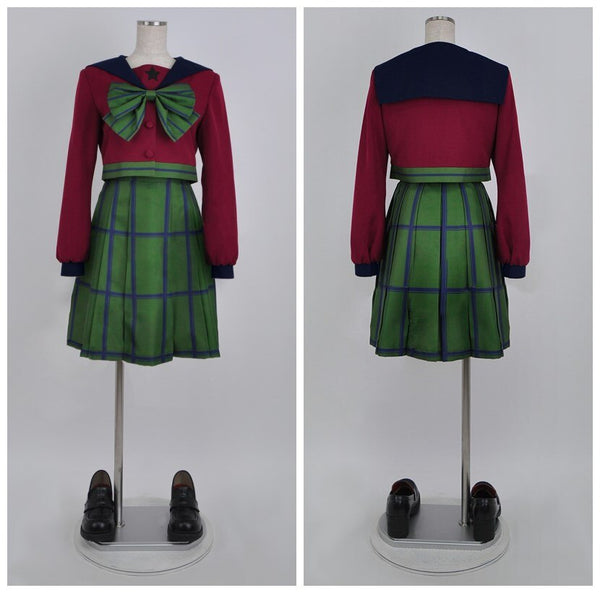 Super Michiruru Kaiouou Hotaruru Tomoeoe Sailor Uranusus mugenen gakuenen girls winter uniform cosplay dress halloween costumes