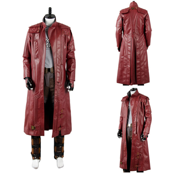Guardians Cosplay Galaxy 2 Star Lord Jacket Halloween-Kostüme nur für Erwachsene Peter Quill Star Lord Cosplay-Mantel