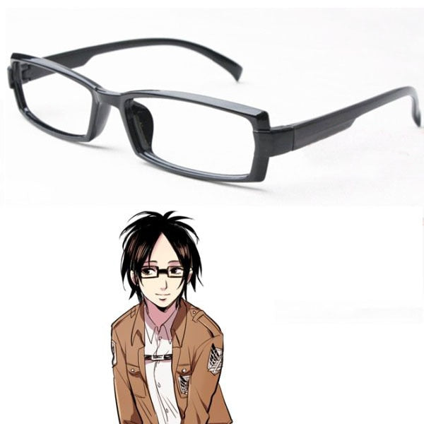 Anime Attack oOn Titan Hans Zoe Glasses Hanji Zoe Cosplay Glasses Eyewear Cosplay Accessories Prop