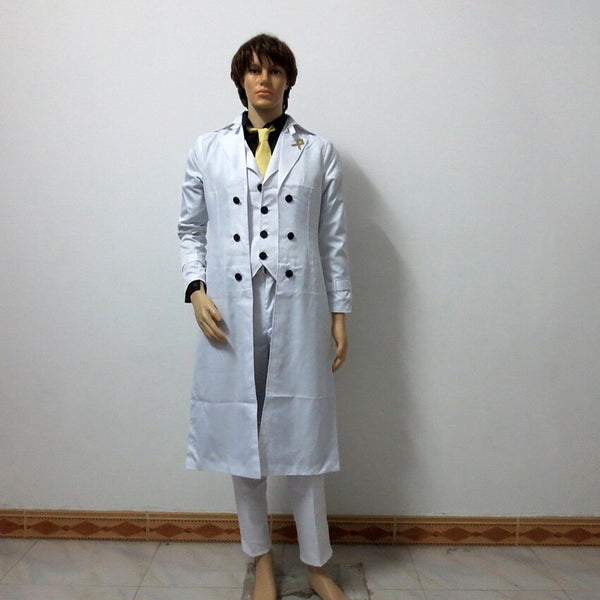 Bungo and stray dogs DEAD APPLE Dazai Osamu Uniform Christmas Party Halloween Uniform Outfit Cosplay Costume Customize Any Size